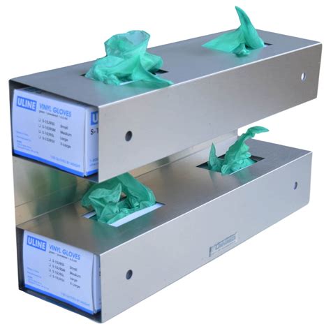 stainless steel glove box holder|4 box glove holder.